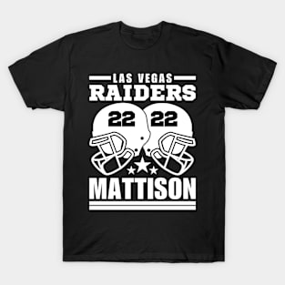 Las Vegas Raiders Mattison 22 American Football Retro T-Shirt